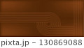 Abstract brown gradient background with smooth lines and curves for modern design applications and creative projects with copy space. 130869088