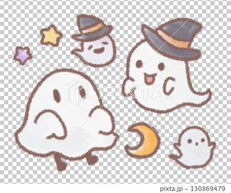 可愛的鬼服裝插圖 可愛的鬼服裝插圖 130869479