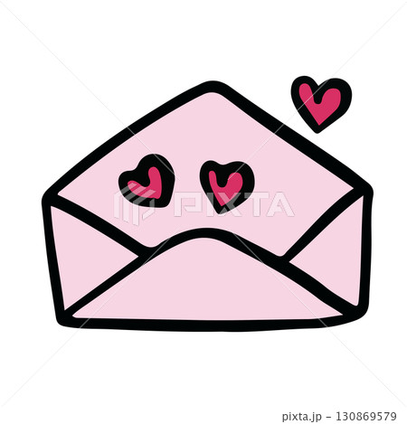 Hand drawn love letter png for Valentine's Day, wedding card, cute patch, shirt print, brooch, girl power, sticker, love sign, heart symbol, label, tattoo, sticker, envelope icon Hand drawn love letter png for Valentine's Day, wedding card, cute patch, shirt print, brooch, girl power, sticker, love sign, heart symbol, label, tattoo, sticker, envelope icon 130869579
