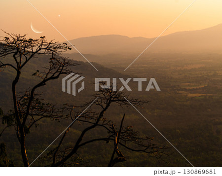 Islam Night Isra miraj Namaz Sky Moon Cloud Sunset Background Mubaruk Greeting Islam Ramadan Element Masjid Aqsa Hajj Kaaba Umrah Eid Arabian Religion Islamic Arab Muslim Greeting Umrah Celebration. 130869681