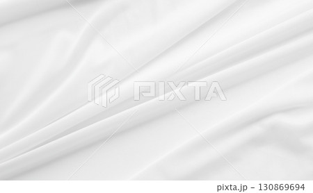 White Fabrick Cloth Background Gradient Color Pattern Silk Luxury Cotton Sheet Material Satin Material Linen Surface Canvas Abstract Weave Fashion Wallpaper Textile Vintage Backdrop Smooth Card Modern 130869694