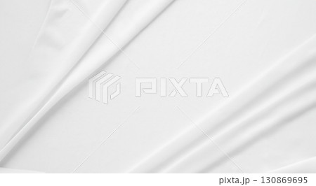 White Fabrick Cloth Background Gradient Color Pattern Silk Luxury Cotton Sheet Material Satin Material Linen Surface Canvas Abstract Weave Fashion Wallpaper Textile Vintage Backdrop Smooth Card Modern 130869695