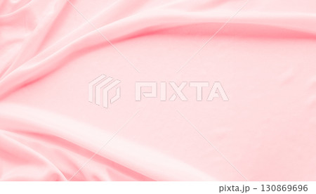 Silk Pink Background Cloth Mockup Beauty Abstract Soft Tableclcoth Curtain Wave Sheet Texture Template Premium Linen Display Gradient Satin Clothing Fabric Poster Backdrop Presentaion Luxury Silky. 130869696