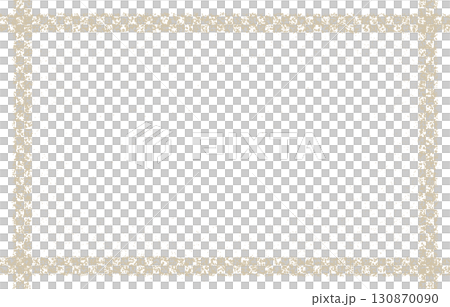 シャンパンゴールドのグラニューフレーム 130870090