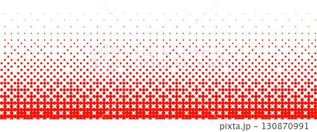 Red bitmap gradient texture. Fading pixelated 8...のイラスト素材 [130870991 ...