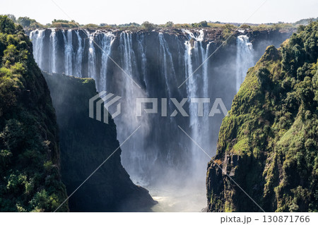 Victoria Falls as seen from the Bridge 130871766