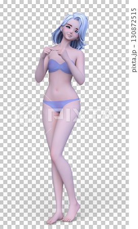 ビキニ姿の女性 130872515