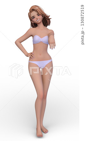 ビキニ姿の女性 130872519
