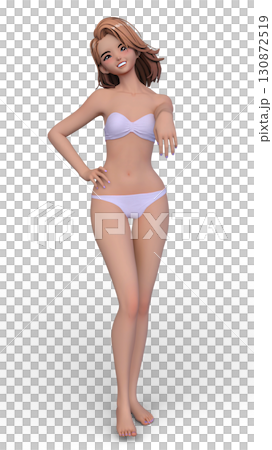 ビキニ姿の女性 130872519