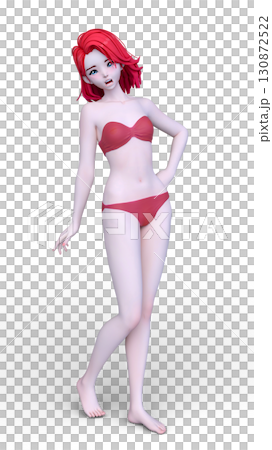 ビキニ姿の女性 130872522