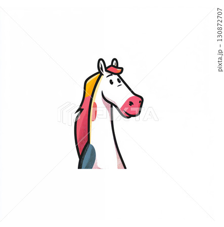 馬のイラスト 馬のイラスト 130872707