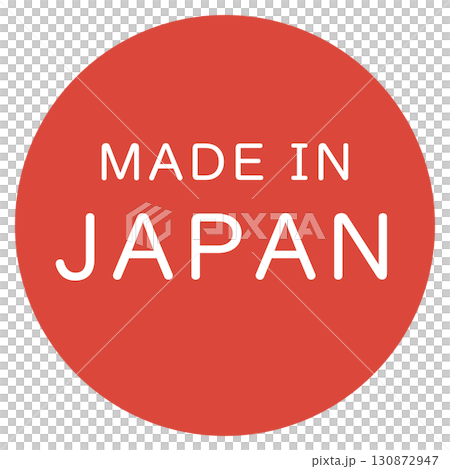 Made in Japan label MADE IN JAPAN 130872947