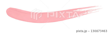 pink watercolor background. Artistic hand paint. Isolated on transparent background. 130873463