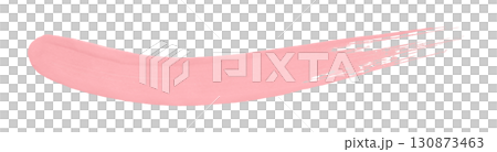 pink watercolor background. Artistic hand paint. Isolated on transparent background. 130873463