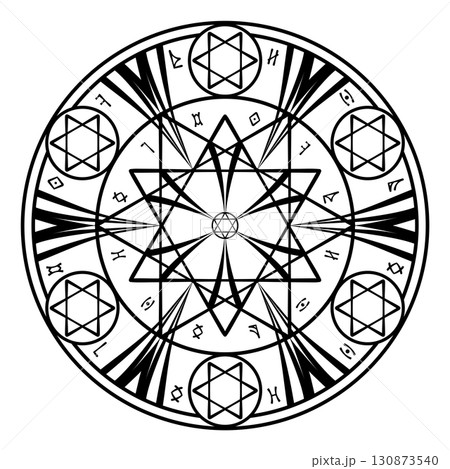 魔法陣(黒) 魔法陣(黒) 130873540