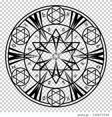 魔法陣(黒) 魔法陣(黒) 130873540