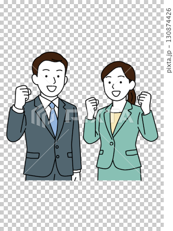商務人士揮舞拳頭 商務人士揮舞拳頭 130874426