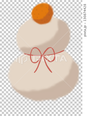 Simple Kagami mochi (with ribbon) Simple Kagami mochi (with ribbon) 130874428