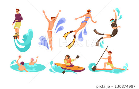 Explore a Wide Variety of Water Sports and Exciting Activities for Enjoying Summer Fun Explore a Wide Variety of Water Sports and Exciting Activities for Enjoying Summer Fun 130874987