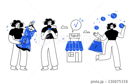 A Variety of Diverse Characters Joyfully Engaged in Exciting and Fun Activities Together 130875158