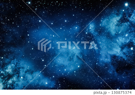 Blue sky with many stars Blue sky with many stars 130875374