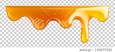 Golden honey and shiny liquid 130875592