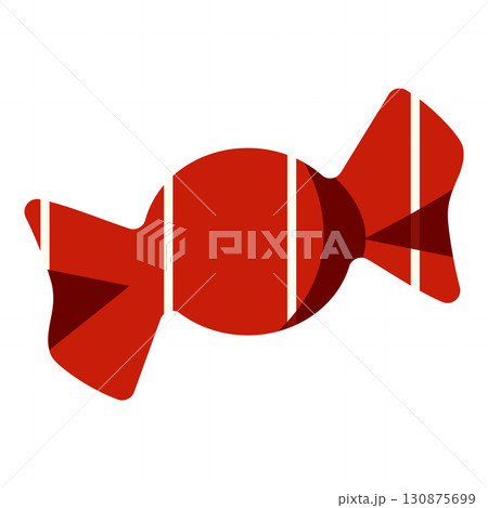 赤い包み紙キャンディのイラスト 130875699