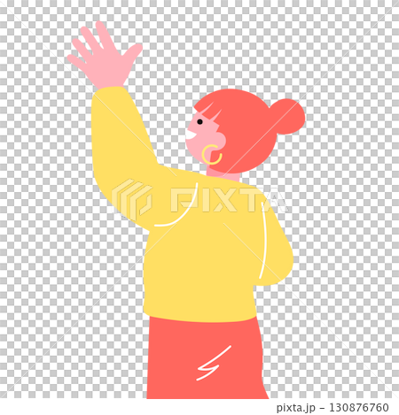 Pop and colorful illustration of young people from Generation Z 130876760