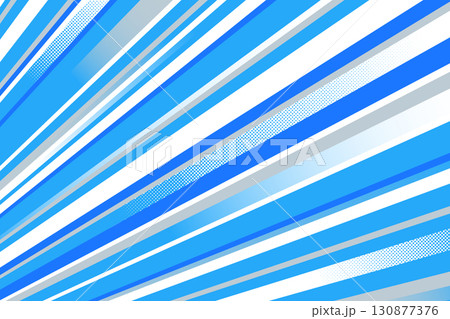 スピード感のある空色系統の効果線 130877376