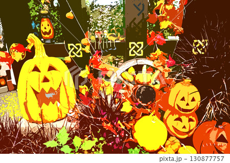 ハロウィンを楽しむ ハロウィンを楽しむ 130877757