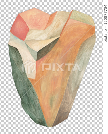 Reddish-brown rock 130877784