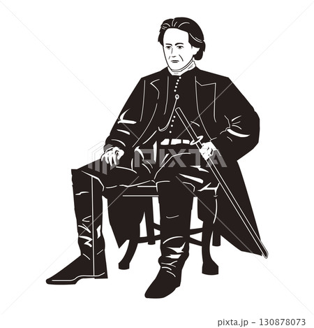 土方歳三　昔の偉人 130878073