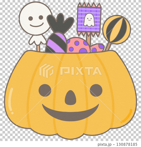 Cute Candy Basket For Halloween Party 130878185