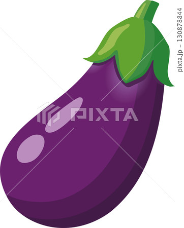かわいいナスのイラスト 130878844