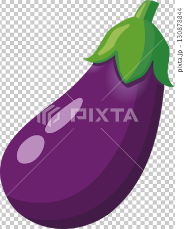 かわいいナスのイラスト 130878844
