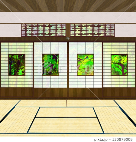 縁側のある和室 130879009