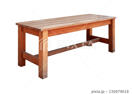 chair furniture of wood, interior wooden chair isolated with cli 130879018
