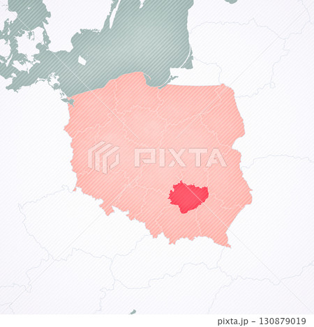 Map of Poland - Holy Cross Province 130879019