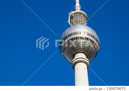 The TV Tower located on the Alexanderplatz in Berlin, Germany The TV Tower located on the Alexanderplatz in Berlin, Germany 130879075