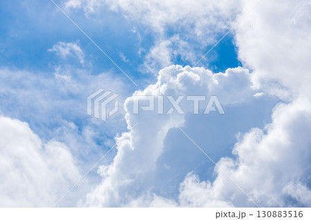 夏の空 青空ともくもくの雲08 夏の空 青空ともくもくの雲08 130883516