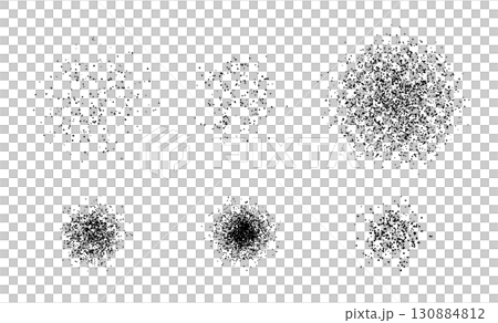 Sprayed texture, abstract decorative set, grunge stains Sprayed texture, abstract decorative set, grunge stains 130884812