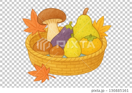 [Autumn] Autumn taste set illustration / Type 2 130885161