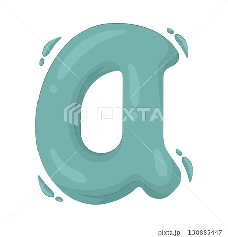 Illustration of Alphabet letter a 130885447