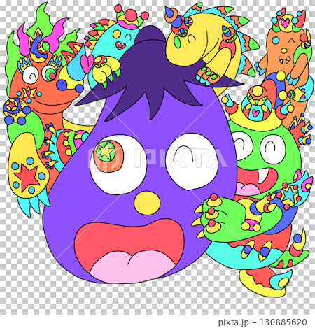 Dragons who love eggplant 130885620