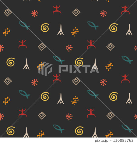ethnic seamless pattern 130885762