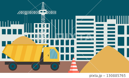 Under construction site 130885765