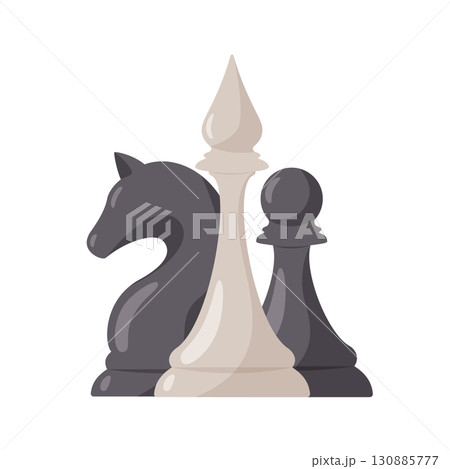 vector chess pieces vector chess pieces 130885777