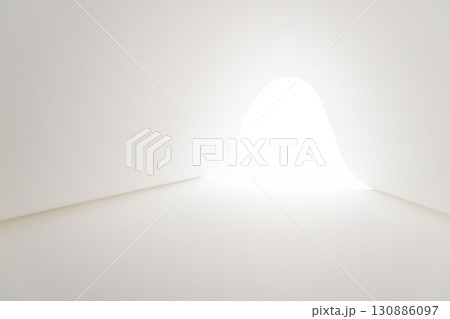 画用紙で制作した光差す出口イメージ23 130886097
