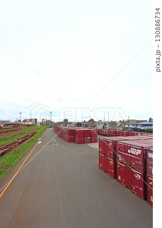 宮城県仙台市、仙台貨物ターミナル駅の風景 宮城県仙台市、仙台貨物ターミナル駅の風景 130886734