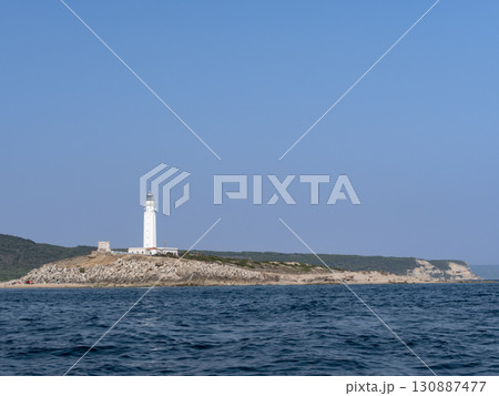 Trafalgar Lighthouse coastal panorama Trafalgar Lighthouse coastal panorama 130887477